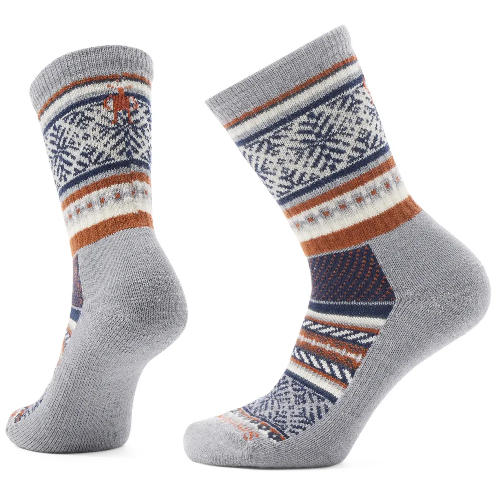 Everyday Fair Isle Sweater Light Cushion Crew Socks for Men