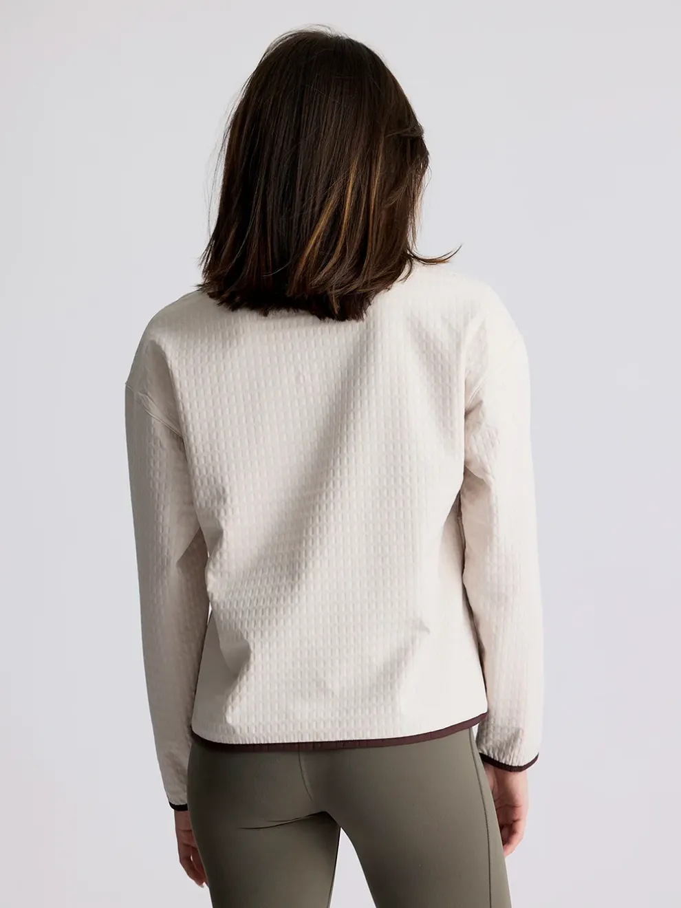 Gridback Fleece Snap Pullover for Women (SALE)