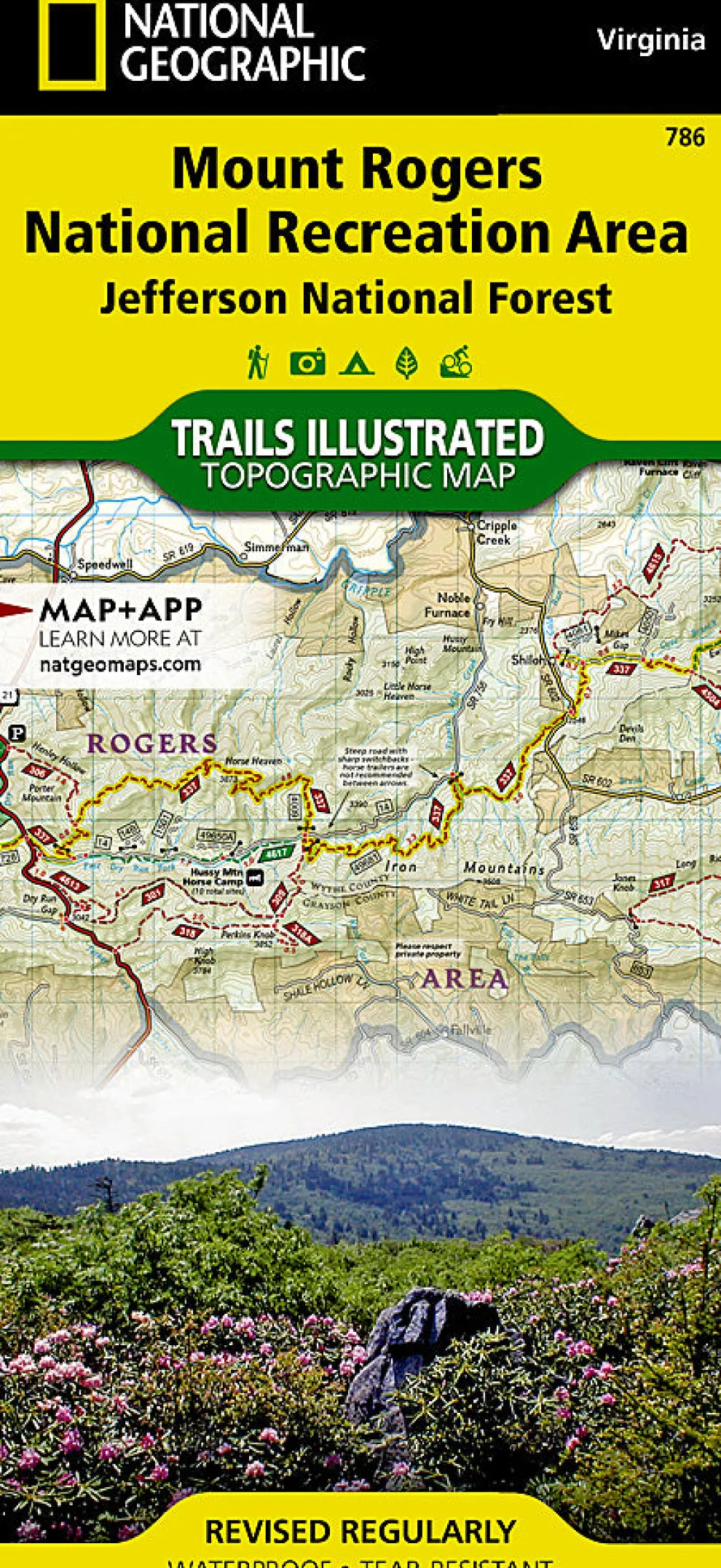 Mount Rogers National Recreation Area Map