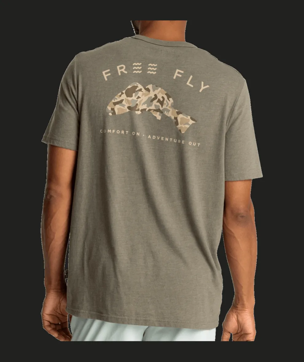 Redfish Camo Pocket Tee for Men