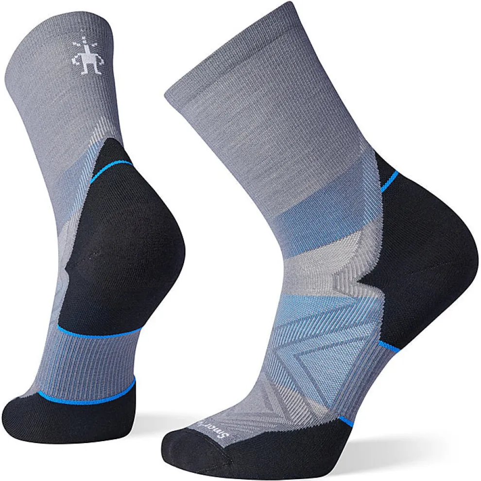 Run Targeted Cushion Mid Crew Socks for Men