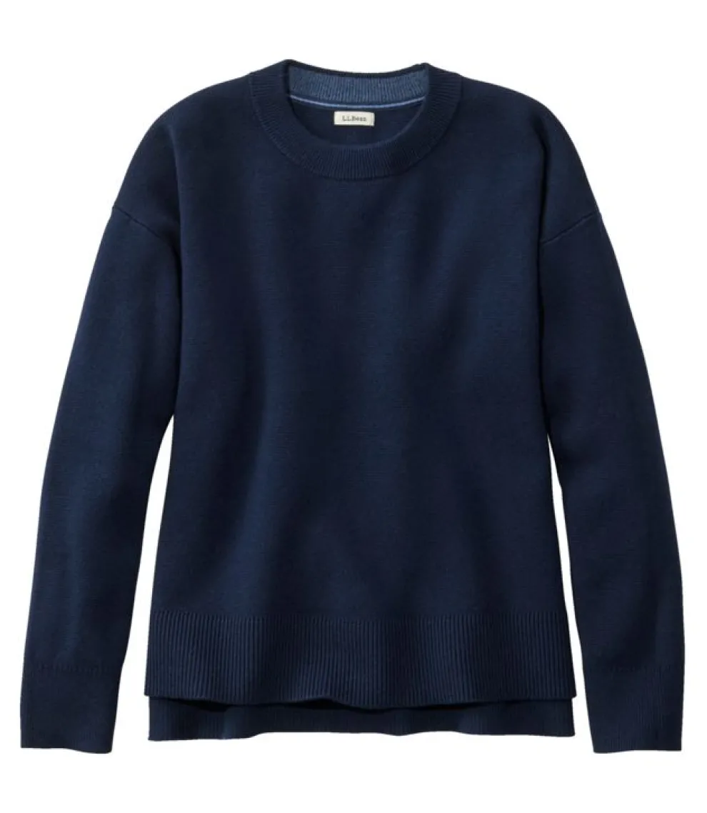 Wicked Soft Cotton/Cashmere Crewneck Sweater for Women