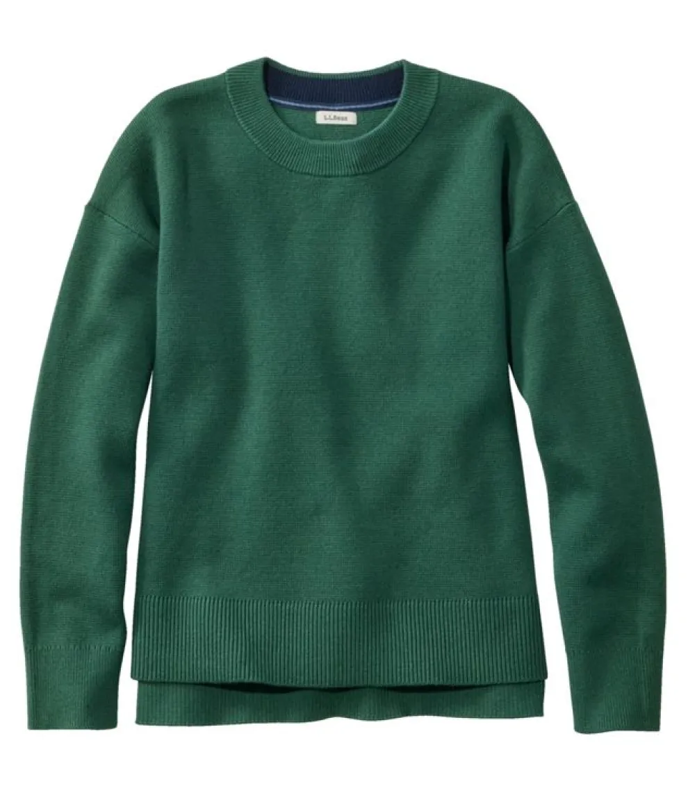 Wicked Soft Cotton/Cashmere Crewneck Sweater for Women