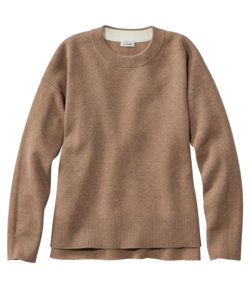 Wicked Soft Cotton/Cashmere Crewneck Sweater for Women
